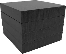 XCEL 4-Pack 4" x x 3/4" Multi-Purpose x x 3/4", Black 