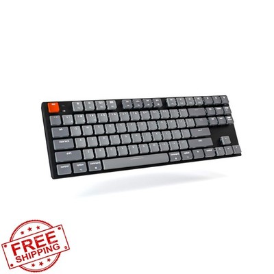 Keychron K1 Gateron Blue Mechanical Keyboard 87-Key White LED