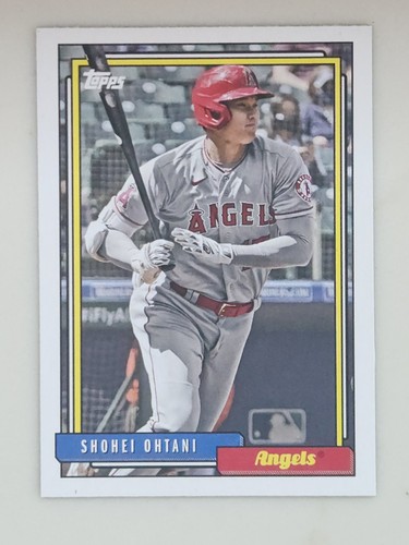 2021 Topps Baseball Update Series 1992 Topps Redux Shohei Ohtani #T92-4 Angels