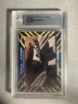 2022 Leaf Hall of Fame Cut Edition Pro Football Hall of Fame - Y. A. Tittle