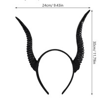 Gothic Ram Horn headband