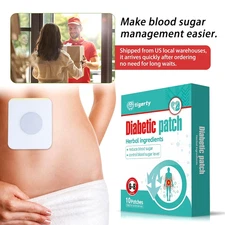 🔥10PC NON-INVASIVE GLUCOSE REGULATOR PATCH Natural Herb Support Type 2 Diabetic