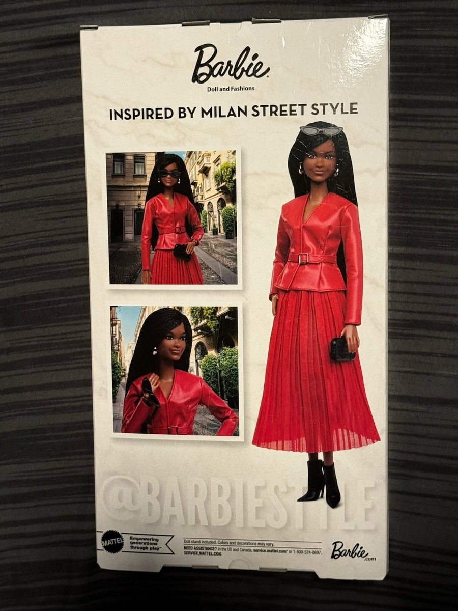 Mattel Barbie Signature Fashion Week Milan Collector Doll Dark