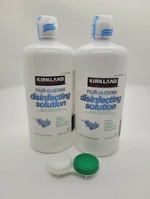 Kirkland Signature 16 oz Multi-Purpose Disinfecting Solution 2-pack w/Lens case