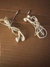 2 Pair Original Apple iPhone EarPods Wired 3.5mm Headset Earbuds Headphones Used