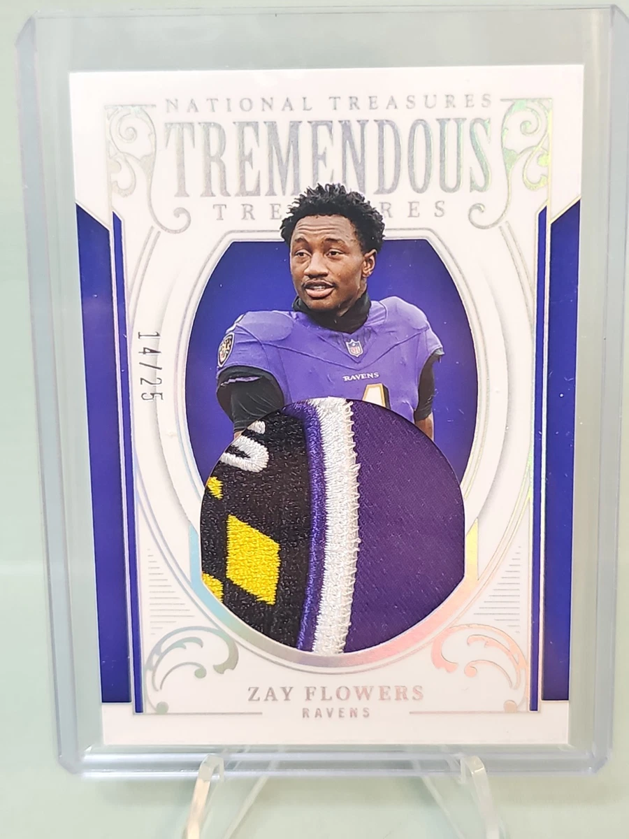 2025 Panini National Treasures - Zay Flowers #TT-ZFS for sale | eBay