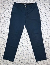 Dickies Mens Skateboarding Slim Fit 32x32 Dark Navy Distressed Workwear