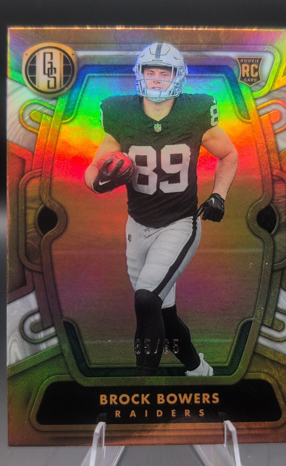 2024 Panini Gold Standard - Rookies Brock Bowers #108 White Gold /65 (RC)