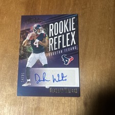 2017 Panini Absolute - Rookie Reflex Signatures Deshaun Watson Auto #/25