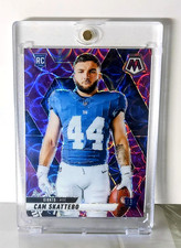 2025 Panini Mosaic Rookie Variation Cam Skattebo Purple Scope Prizm (RC) Giants