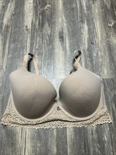 Aerie Lightly Lined Bridget Lace Bra Size 38DD Beige