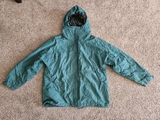 Eddie Bauer Gore-Tex 100 Nylon Medium Green Raincoat Jacket Read Description