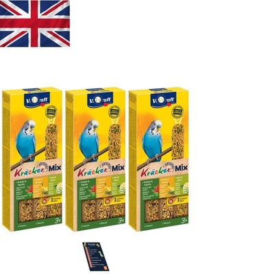 9 Wellensittich Cracker - Dreifach gebackene unverzichtbare Leckereien für jede Lebensphase