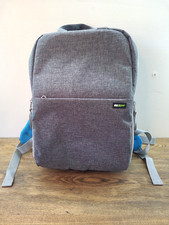 Deco Gear Gray Backpack for Cameras, Drones, Laptops, Water Resistant, USB