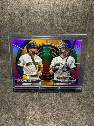 Jackson Chourio / Christian Yelich #DD-18 2025 Topps Dynamic Duo card