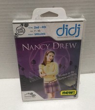 LEAPFROG DJDJ Custom Gaming Learning Nancy Drew MYSTERY HOLLYWOOD HILLS