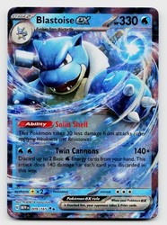 Blastoise ex - 009/165 - Scarlet & Violet 151