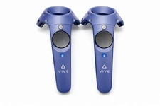 HTC Vive Virtual Reality VR Wand Controllers Pair