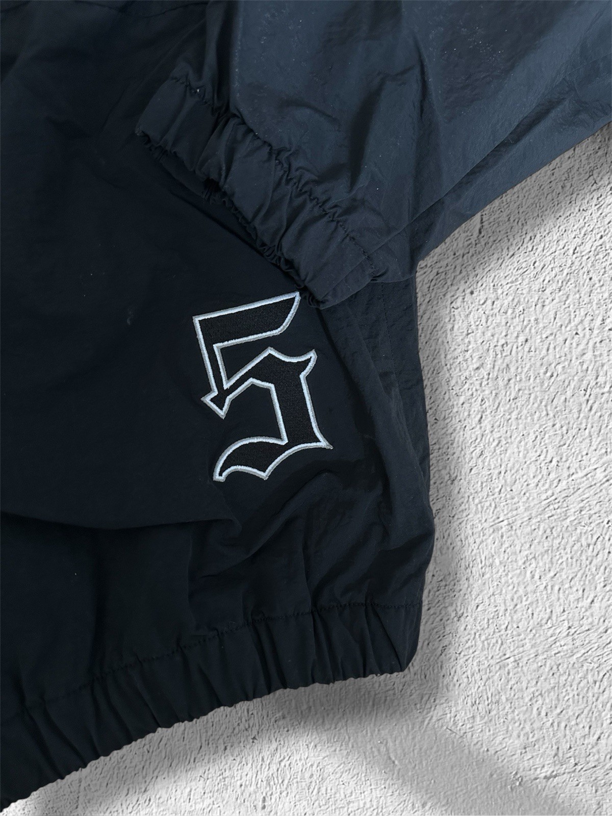 Supreme Old English Track Jacket Black Windbreaker - Small image 4