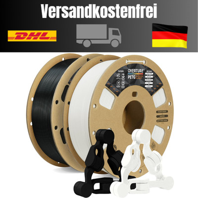 PETG-Filament 1.75mm | Maßgenauigkeit +/-0.02 mm | 2kg Spule