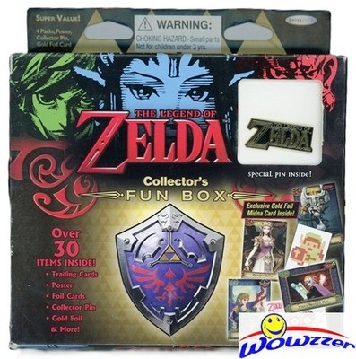 The Legend of Zelda COLLECTOR'S FUN BOX Enterplay-Trading cards w/ Zelda Pin