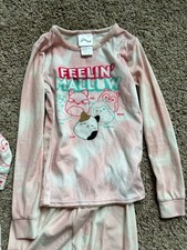 Girl s Squishmallows Top Bottom 2-Piece Pajama Set Size 8