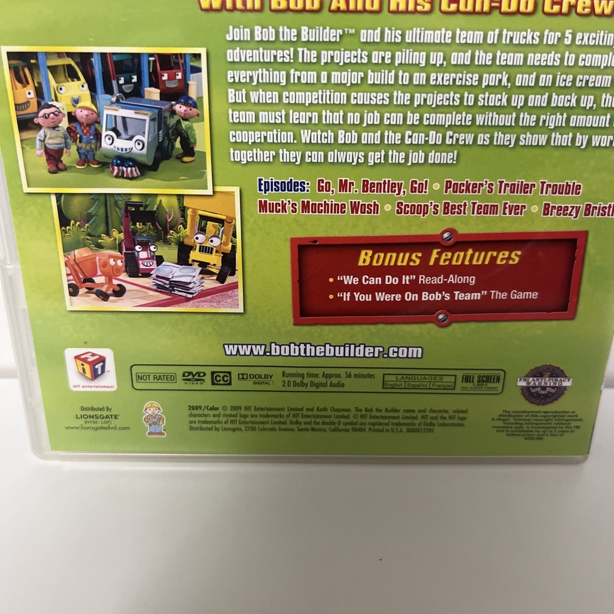 Bob the Builder Truck Teamwork DVD Good Condition DVD Hit