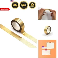 Gold Washi Tape for Wall Decor Crafting Scrapbooking Decorative Masking Tape