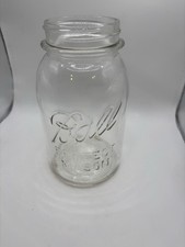 Ball Perfect Mason Vintage Clear Glass Regular Mouth Qt Canning Jar Mason Jar