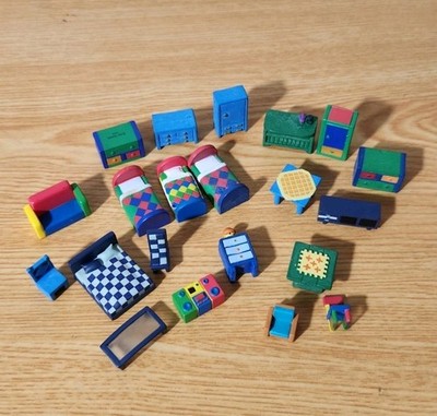 ANIMAL CROSSING LET'S CREATE A FOREST NINTENDO TOY ACCESSORIES LOT FURNITURE