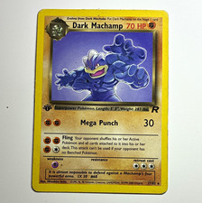 Pokemon TCG Dark Machamp 27/82 Team Rocket Rare Regular Eng 2000 70HP WOTC on eBay