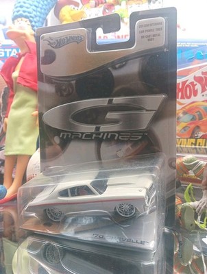 Hot Wheels G Machines '70 Chevrolet Chevelle White Silver 2tone