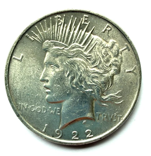 1922  Peace US Silver Dollar, F-VF condition, circulated