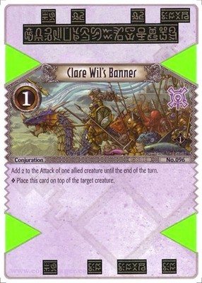 Clare Wil s Banner - Set 1 - The Eye of Judgment TCG