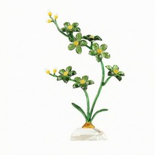Faceted Crystal Floral Ornament Long-Lasting for Tabletop Display