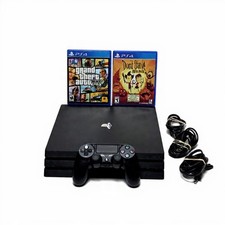 Sony Playstation 4 PS4 CUH-2215B 1TB W/ Controller, Cables  2 Games - Fst Ship