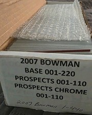 2007 Bowman Baseball Complete Base, Prospects And Prospects Chrome 1-440