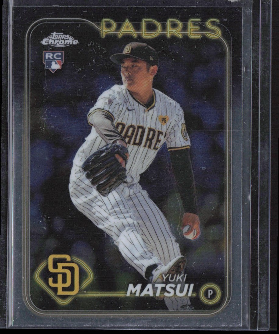 2024 Topps Chrome Yuki Matsui Rookie San Diego Padres #116