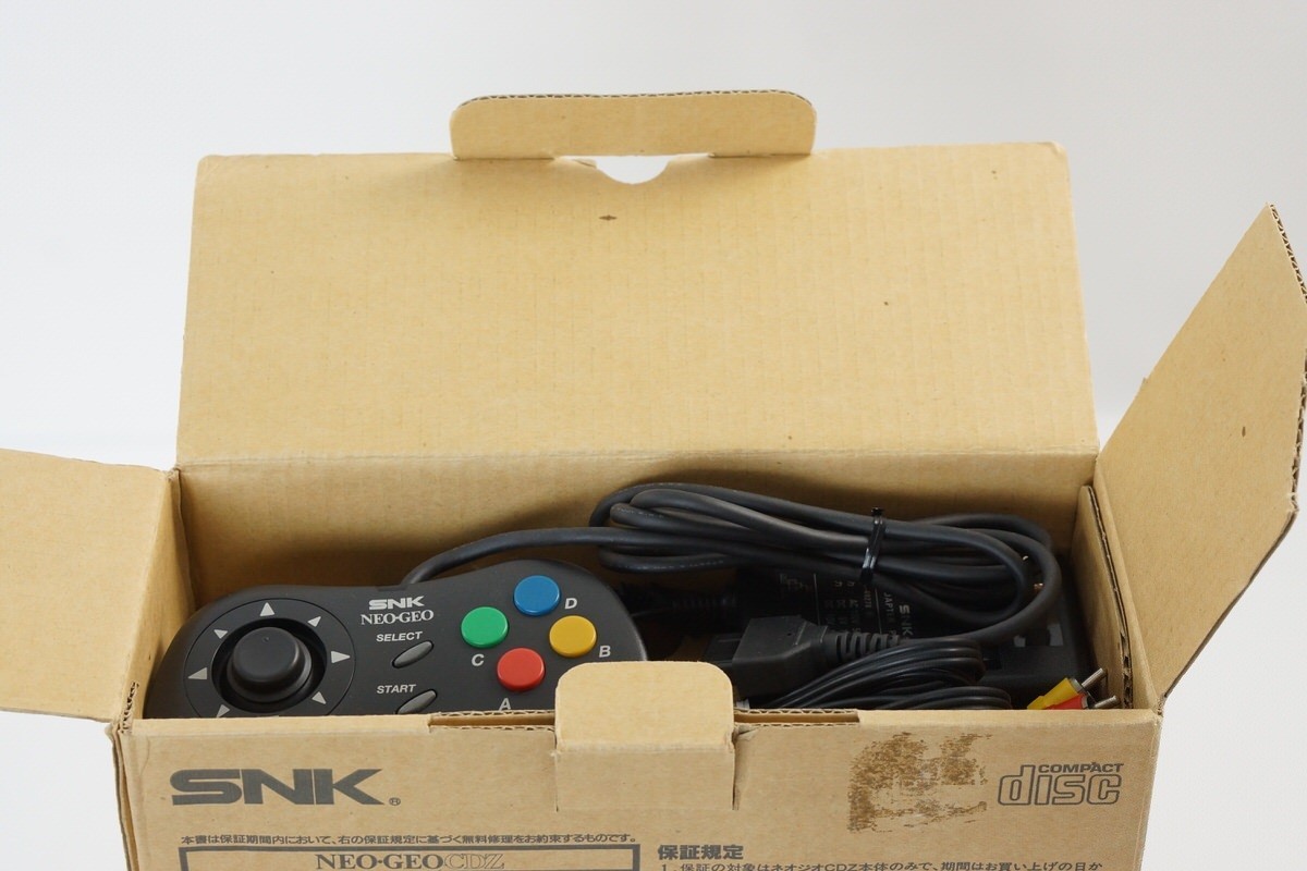 NEO GEO CDZ Console Boxed CD-T02 Tested System SNK -NTSC-J