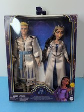 12  Mattel Barbie Doll Walt Disney Wish 2 Pack Queen Amaya King Magnifico   BR