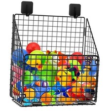 Foldable Bath Toy Storage Basket, Collapsible Metal Bathtub Shower 1pc foldable