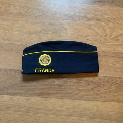 Vintage American Legion France & Stuggart Germany Eiffel Tower Garrison Cap GRO6