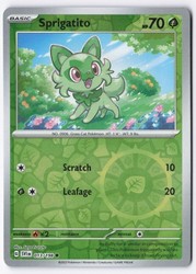 Sprigatito 013/198 Scarlet & Violet Base Set Reverse Holo Common