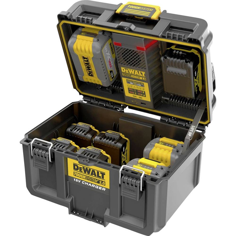 Chargeur DEWALT DWST83471-QW pour charger vos batteries à l'abri de la poussière