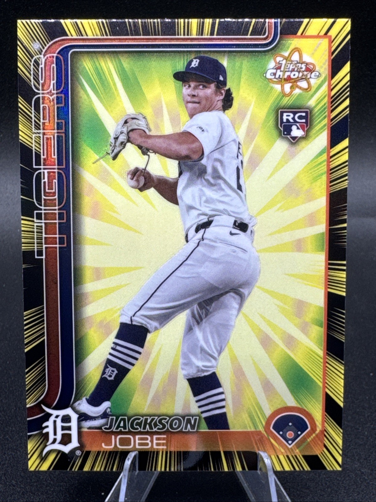 JACKSON JOBE -2025 Topps Chrome RADIATING ROOKIES CARD SP Detroit Tigers