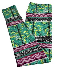 LuLaRoe Leggings TC Tall Curvy TURQUOISE Green AZTEC Colorful Geometric Casual
