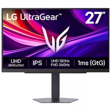 LG - UltraGear 27" IPS Dual Mode 4K UHD 180Hz, FHD 360Hz , 1ms, NVIDIA G-SYN...