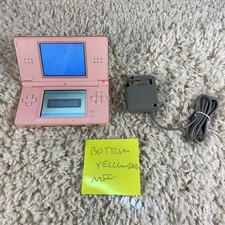 Nintendo DS Lite Rose Pink Handheld Console System USG-001 READ