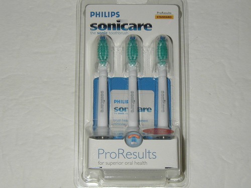 3 Philips Sonicare Toothbrush Head ProResults/FlexCare+/HexCare/HealthyWhite New - Picture 2 of 2