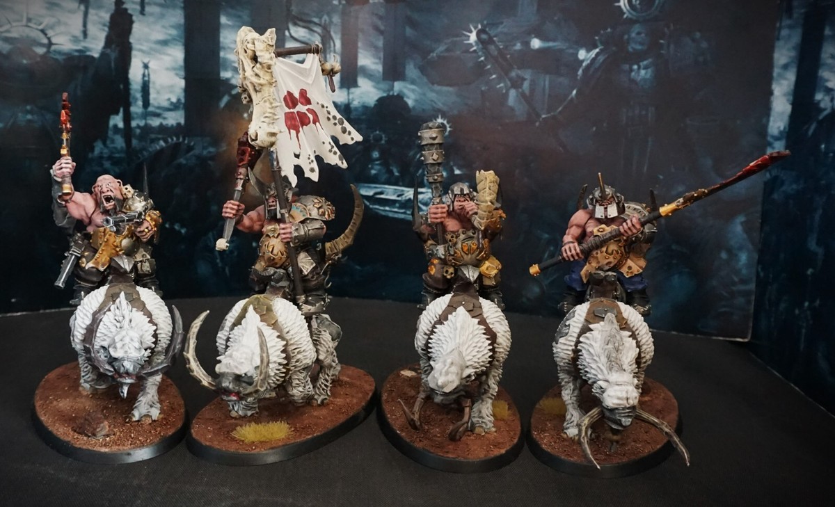 Start Collecting! Beastclaw Raiders painted AoS Ogor Mawtribes